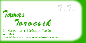 tamas torocsik business card